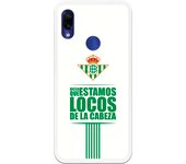 Funda original compatible con Xiaomi Redmi Note 7 - Real Betis Balompié Estamos locos