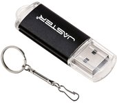 JASTER New Creative With Key Chain USB 2.0 Flash Drive 128GB 64GB 32GB 16GB 8GB 4GB 128MB Pendrive Fashion 9 Colors U Stick Gift