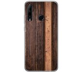 Tumundosmartphone Funda Gel Tpu para Huawei Honor 20 Lite diseño Madera 05 Dibujos