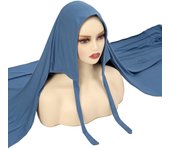 Malay  Hijab Scarf With Bandage Non-Slip Muslim Women Breathable Islam Long Shawl Headband Fashion Turban Headwrap
