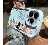 Disney Lovely Mickey Minnie Mouse Duck Cute Phone Case For iPhone 16 12 13 11 15 Pro Max XR 14 PLUS Silica Gel Y2K Cartoon Cover