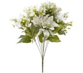 Poenia Arte Floral Ramo de Flores Dalia Artificial 48cm - Decoración Floral