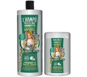 PACK DONA FLORA RAPUNZEL , CHAMPU 1000 ML, MASCARILLA 1000 ML