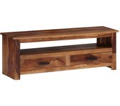 Mueble TV combinadoMueble de TV de madera maciza 118x30x40 cm