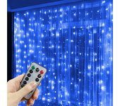 3M 300LED Curtain Garland Fairy Lights Festoon with Remote New Year Garland Christmas Decoration Party wedding decoration