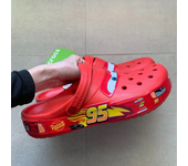 Handsome Cartoon Lightninged Mcqueens Solid Waterproof Slippers Outdoor Sandals Casual Breathable Ankle-wrap Eva Cute Shoes Gift