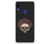 Funda compatible con Xiaomi Redmi Note 7 - tatoo calavera mexicana dotwork