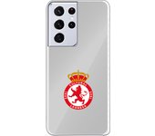 Funda original compatible con Samsung Galaxy S21 Ultra - S30 Ultra - Cultural Leonesa escudo fondo gris