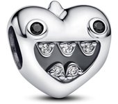 Pandora Charm en plata de ley Corazón Mamá de Monstruitos 793768C01 , para Mujer