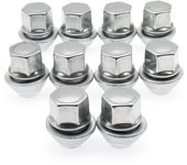 10 Piece 19MM Bolt Lug Stud Tyre Nut Alloy Steel Wheel M12x1.5 Nuts Alloy Steel Wheel Nuts for Ford Fiesta Mondeo C-Max Focus