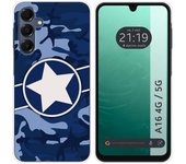 Tumundosmartphone Funda Silicona para Samsung Galaxy A16 4G / 5G diseño Camuflaje 03 Dibujos