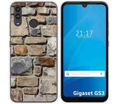 Funda Silicona para Gigaset GS3 diseño Ladrillo 03 Dibujos