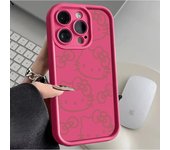 Original Sanrio Hello Kitty Liquid Silicone Cases For iPhone 16 15 14 13 12 11Pro Max X XR XS 7 8 Plus Soft Shockproof Cover Y2K