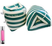 Printed Swim Buoyancy Sleeves with Double Air Bag for Adult and Kids,Inflatable Sleeves Set with Manual Air Pump Included