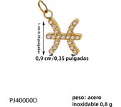 Cross border hot selling 12 constellation pendant accessories and 12 birthstone DIY universal chain combination