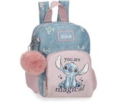 Disney Joumma Bags Stitch You are magical mochilas, mochilas escolares, mochilas infantiles, Incluye pompon decorativo, varios compartimentos