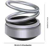 Car Air Fresener Car Perfume Diffuser Air Aromatherapy Double Ring Rotating Solar Powered Car Perfume Diffuser Interior Supply ﻿