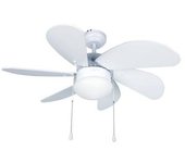 Gsc Evolution Ventilador Techo Larde 2xe27 Ø82 6 Aspas DC Blanco