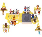 Camión de madera basculante Estantería infantil Figuras Toniebox Estantería de pared Caja de música Tonies Camión de madera basculante Estantería infantil Figuras Toniebox Estantería de pared Caja de música Tonies