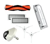 For Xiaomi Mi Robot Vacuum Cleaner 1St Gen / 2 / 1S, SDJQR01RR SDJQR02RR SDJQR03RR Roborock Main Side Brush Filter Wheel