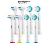 4/8/16 Pcs Interproximal Clean Replacement Brush Heads For Oral B Professional Ortho Orthodontic Electric Toothbrush Heads
