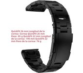 Titanium QuickFit 22mm 26mm Watch Straps For Garmin  Forerunner 965 945 955 Band For Garmin Fenix 7 7X 6 PRO 5 3 Metal Watchband