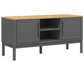 Mueble TV combinadoMueble de TV FLORO madera maciza de pino gris 114x43x55 cm