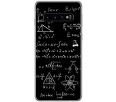 Tumundosmartphone FUNDA de GEL TPU para Samsung Galaxy S10 Plus diseño Formulas Dibujos