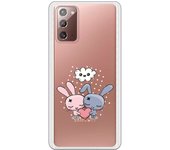 Funda compatible con Samsung Galaxy Note 20 - Pareja corazon