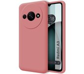 Funda Silicona Líquida Ultra Suave para Xiaomi Redmi A3 color Rosa