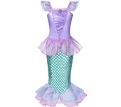 Elsa Anna Kid Princess Girls Dress Rapunzal  Kids Cosplay Halloween Vestidos Children Costume Birthday Party Dress