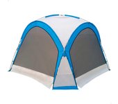 Tienda de campaña Aktive con mosquitera azul/gris 260x350x350 cm