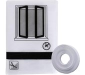 TODOBIEN STORE - Malla Mosquitera para Ventanas con Rollos De Cintas Autoadhesivas,Mosquiteras Ventana,Protectora de Insectos para Ventana