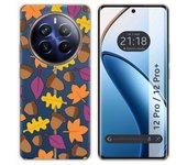 Tumundosmartphone Funda Silicona Transparente para Realme 12 5G / 12x 5G diseño Otoño Dibujos