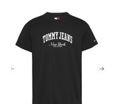 TOMMY HILFIGER DM0DM20362 Camisetas Manga corta Hombre Negro