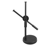 Overhead Tripod with Ring Light Table Tabletop Shooting Stand Tripods with Mobile Phone Holder Boom Arm for Nail Art Photography