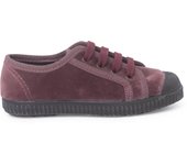Pisamonas Zapatilla Terciopelo Con Cordones