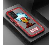 Matte Case For Samsung A52 A53 A12 A13 A14 A21s A22 A24 4G A32 A54 A53 A72 A73 5G Phone Cover Marvel Venom Spiderman Iron Man