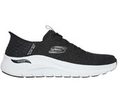 Skechers 232462_BKW Zapatillas deportivas para hombre negras en textil 82206