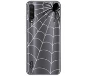 Tumundosmartphone Funda Gel Transparente para Xiaomi Mi A3 diseño Araña Dibujos