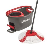 Vileda Turbo Juego de fregona, Negro Y Rojo, 48.5 x 27.5 x 28 cm