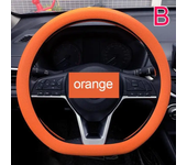 Universal Car Silicone Steering Wheel Elastic Glove Set Soft Texture Multi-color Anti-slip Car Decoration DIY Set Accessories
