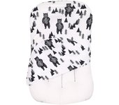 Cuna portátil antipresión para bebé, cama mediana, almohada para bebé extraíble y lavable, cama biónica