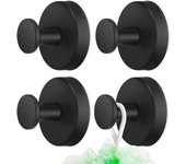 4 Piezas Ganchos ventosa de Succión, Gancho Ventosa para Toalla Toallero, Gancho Ventosa de Vacío, Colgador Toalla Baño, Percha Ventosa Resistentes, para Cocina Baño Pared Azulejos Vidrio