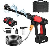 100bar pistola de agua portátil de alta presión para coche, limpiador de carga de batería de litio para riego de jardín, pistola de pulverización para el hogar