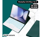 Backlit Touchpad Keyboard Case For Samsung Galaxy tab S10 Plus S10+ 12.4 SM-X820 5G SM-X826B 2024 Cover Korean Hebrew Keyboard