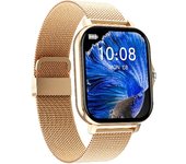 Smart Watch 1.69 Inch Full Touch Screen Fitness Tracker Call Smart Watch for Android iOS Mesh Band 51*40*12mm