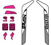 Pegatinas compatibles con horquilla bici Rock Shox RS-1 29''