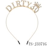 Shiny Rhinestone English Letters Happy Birthday Headband for Women Zinc Alloy Material Party Jewelry Popular Hair Accessory