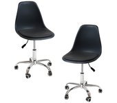 Pack 2 Sillas Dami Office - Negro
